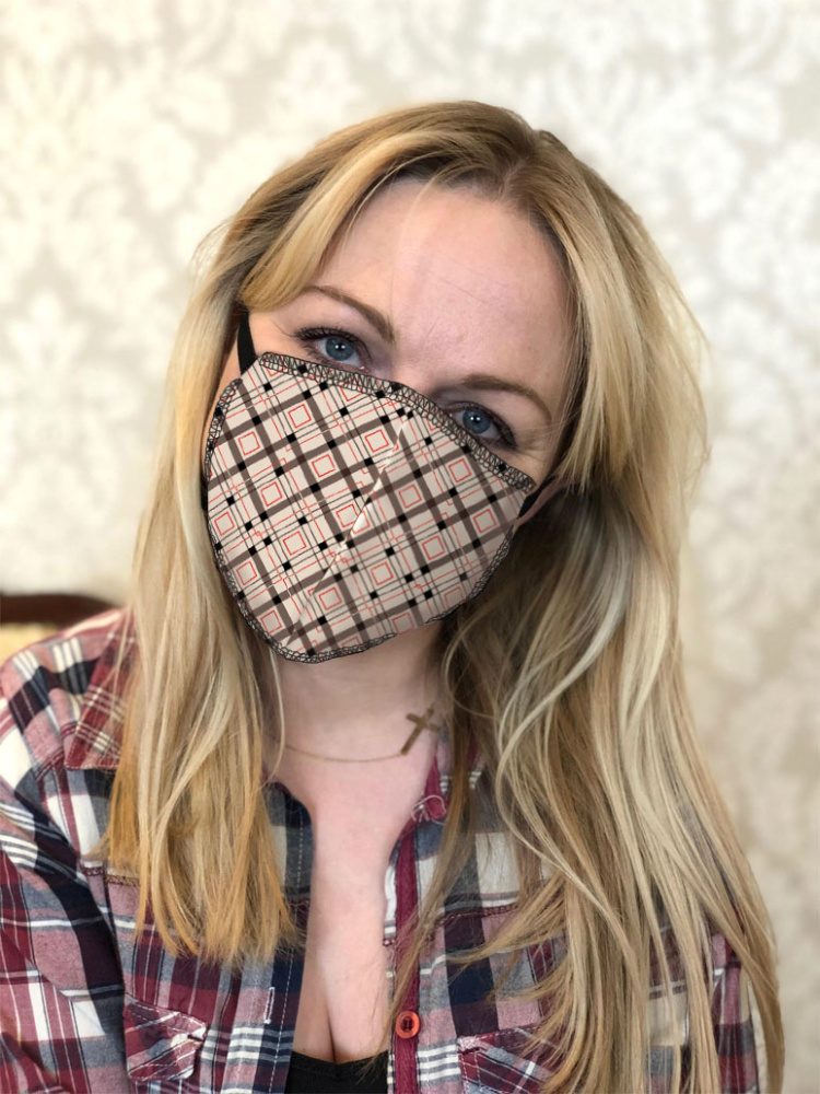 Logo trade promotional giveaway photo of: ZEFIR cotton face mask 1400165